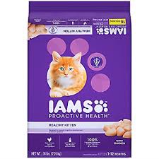 Iams Proactive Health Healthy Kitten Dry Cat Food With Chicken 16 Lb Bag