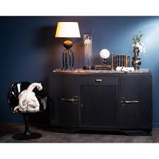 Get in contact with us if you have interest in buying or selling a similar item. Beautiful Black Art Deco Sideboard A Magnificent French Manufacture Of The 40s