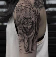 Pin By Dawid Wilk On Tattoo Wolf Tattoo Sleeve Wolf Tattoo Shoulder Native American Tattoos