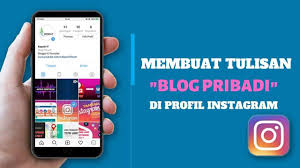 Cara Membuat Tulisan Blog Pribadi Di Profil Instagram Tulisan Instagram Blog