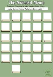 Alphabet Meme Drawing Meme Drawing Challenge Art Style Challenge