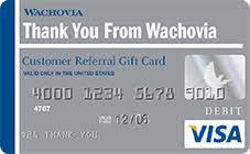 The advantage of buying wells fargo gift card balance checker is that they can be bought with a set. Wachovia Visa Gift Card Wells Fargo