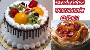 Qué material para decorar pasteles necesitas tener. Pastel Tres Leches Un Clasico Con Frutas Youtube