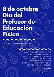 Educación física, enseñanza deportiva o educación deportiva son términos que se refieren a la enseñanza y aprendizaje de ejercicios físicos cuyo objetivo principal es la educación y la salud. Dia Del Profesor De Educacion Fisica