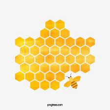 Cartoon Honeycomb Png And Psd Honeybee Art Honeycomb Cartoon Clip Art