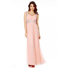 Quiz Pink Jewel Embellished Maxi Dress At Debenhams Com Dresses Blush Bridesmaid Gowns Embellished Maxi Dress