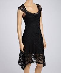 Kersh Black Lace Cap Sleeve Dress Women Zulily Black Lace Cap Sleeve Dress Gorgeous Dresses Dresses
