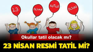 Tatil planı olan çalışanlar ise 22 nisan pazartesi gününde izin alabilirse 4 günlük bir tatil yapabilecek. 23 Nisan Tatil Oldu Mu