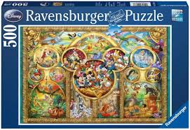 Maybe you would like to learn more about one of these? Jigsaw Puzzle 500 Pieces Disney Family Ravensburger 14183 500 Pieces Jigsaw Puzzles Posters Cinema Advertising Jigsaw Puzzle