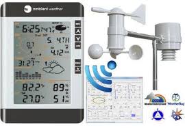 Weather station smart 5 in 1 portable lightning detector remote monitoring wifi. Ambient Weather Ws 2090 Wireless Home Weather Station By Ambient Weather Http Www Amazon Com Dp B009po4rj2 Ref C Weather Station Weather Instruments Weather