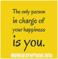 It's used in a data table, a column personincharge. The Only Person In Charge Of Your Happiness Is You Quote Happiness Best Quotes Canada Quotes Quotes