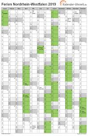 Im sommer können sich die. Ferien Nordrhein Westfalen 2019 Ferienkalender Zum Ausdrucken