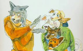 Beastars Legosi Anime Comics Furry Art Anime Animals