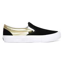 5.0 out of 5 stars 2. Vans X Shake Junt Slip On Pro Shoes Black Gold Socal Skateshop