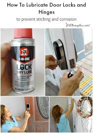 Unlike some lubricants that have a terrible smell, this product smells fine, and it does the job. How To Lubricate Door Locks And Hinges H2obungalow