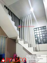 7 model pagar tangga minimalis terbaru tahun 2020. Railing Tangga Minimalis Modern Garis Garis Di Kemang Pratama Bekasi Jual Kanopi Tralis