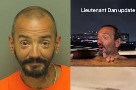 Lieutenant Dan became an overnight sensation riding out Hurricane Milton.  Then his long criminal past came to light