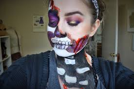 easy diy skeleton makeup happy