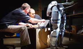 Intuitive lock/unlock mechanism for easy donning/doffing. Roboter Exoskelett Fur Ein Stuck Mehr Lebensqualitat