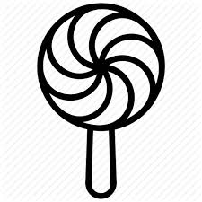 Pin On Cricut Candy line icon.candy outline icon illustration isolated vector sign symbol. pinterest