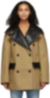 Buy nanushka imogen faux fur teddy coat at saksfifthavenue. Khaki Canvas Tommi Jacket By Nanushka On Sale