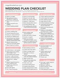 Wedding Countdown Checklist Free Printable Wedding Checklist Pdf Mega Free Wedding Planning Checklist Wedding Checklist Printable Wedding Planner Checklist