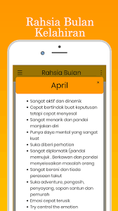 Disitu tertera tanggal dan bulan kelahiran. Download Rahsia Bulan Kelahiran Free For Android Rahsia Bulan Kelahiran Apk Download Steprimo Com