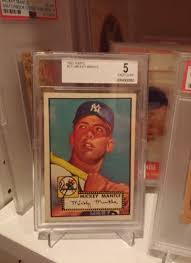 We have worked with gma grading for over two years and we are more than happy with the service. 1952 Topps Mickey Mantle Rookie Bvg 5 Looks Nicer Psa Sgc Crossover 1952topps Mantle Mickey Mantle How To Look Better Mantle