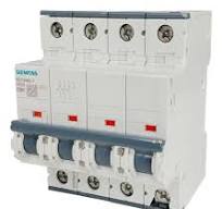 Mini Disjuntor Siemens 5sy4680-7 Mcb C80 3+n 400v 80a 10ka ...