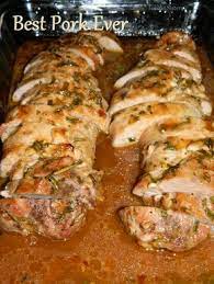 It's coated in an easy spice rub, quickly browned in a pan which creates a lovely crust, then baked in a simple pan sauce to keep it incredibly tender, juicy, and delicious. Recipe The Most Awesome Pork Tenderloin Ever Tenderloin Recipes Pork Recipes Best Pork Tenderloin Recipe