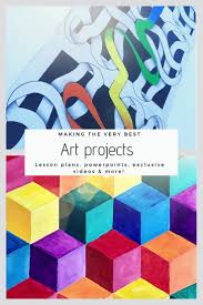 This Beautiful And Fun Art Project Is Designed For Student Success The Lesson Plan Includes Step By Step Dail Art Lessons Art Lesson Plans Painting Art Lesson