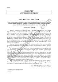 Civil Rights Movement Test Esl Worksheet By Trinity69