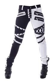 Black And White Rockstar Vixxsin Ladies Rockstar Pants Vampirefreaks Store Pants For Women Rock Star Outfit Star Clothing