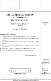 Wyjaśnienia dotyczące matury 2021 wraz z odpowiedziami publikujemy w naszej galerii. Arkusz Probnej Matury Z Operonem Pdf Free Download