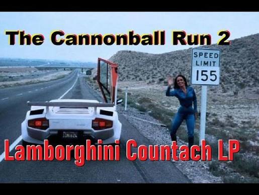 Lamborghini Countach LP - (The Cannonball Run 2) #rocketroll #lamborghini  #countach