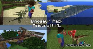 Download now the best addon and mod installer for minecraft pe (pocket edition) free 2020. Dinosaur Pack For Minecraft Pe 1 0 5 0 17 0