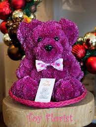 Maybe you would like to learn more about one of these? Teddy Bear Made From Flowers Teddy Bear Made Of Flowers Animal Flower Arrangements Bear Valentines Flower Crafts