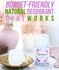 Natural Deodorant Review Crystal Mineral Stone Stick Slashed Beauty Natural Deodorant Reviews Natural Deodorant Mineral Deodorant