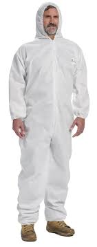 Dupont Tyvek Coveralls with Hood & Elastic Cuffs