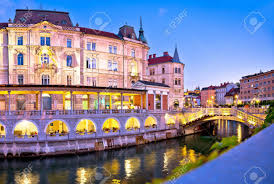 La slovénie se compose de 8 régions qui gravitent autour de ljubljana, la capitale : Ljubljana Riverfront Architecture Evening View Capital Of Slovenia Stock Photo Picture And Royalty Free Image Image 69724337
