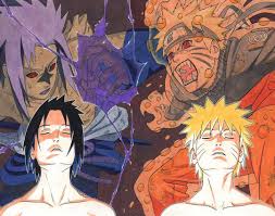 Which Sasuke Vs Naruto Fight Was Better Part 1 Or Part 2 Naruto Manga Chapter 364 Cover Naruto Shippuden Anime Anime Naruto Naruto Vs Sasuke
