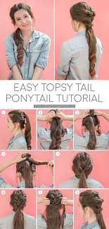 Dove Dermacare Review Topsy Tail Ponytail Hair Tutorial For Long Hair Hair Tutorial Ponytail Hairstyles Tutorial Hair Styles
