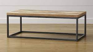 Dixon coffee table | crate 46x23 = about same size as current. Crate Barrel Dixon Coffee Table Barrel Coffee Table Coffee Table Coffee Table Wood