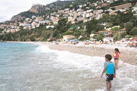 La Plage Du Golfe Bleu A Roquebrune Cap Martin Frankrig
