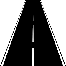 Black And White Road Drawing Road High Way Png Image Clip Art Clipart Black And White Black N White Images