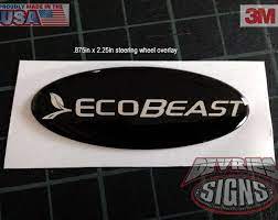 Gel Coated Domed Ford Ecobeast Emblem Overlays Ecoboost Eco Etsy In 2021 Ford Emblem Ford Emblem Overlay Overlays