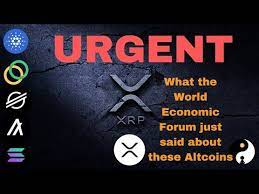 Urgent Document Released Xrp Xlm Sol Ada Algo Celo World Economic Forum Youtube
