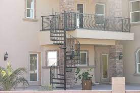 Would Love An Outdoor Spiral Staircase With A Balcony In White Or Green Spiral Staircase Outdoor Spiral Staircase Staircase Outdoor