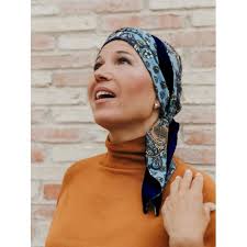 Sjaalmutsje Doris Garden Blue