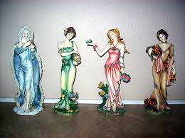 Home interiors decoration 10 inch plate. 4 Seasons Figurines Home Interiors Homeco Collection Antique Price Guide Details Page